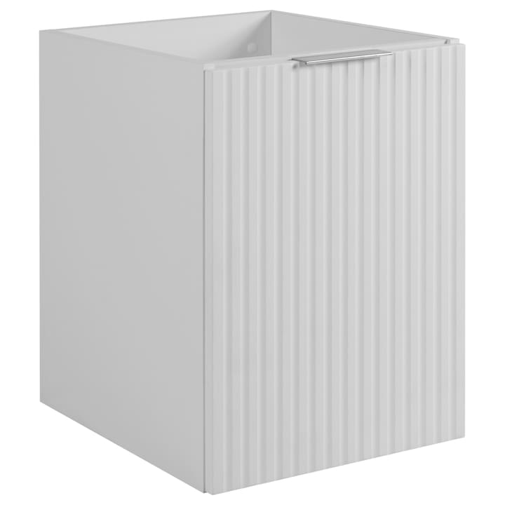 Dulap de baie RODAN, FLOW/MODERN 40, MDF, De sine statator, Soft close/Spatiu depozitare/Rezistent la umezeala, Dulap - 46 cm x 40 cm x 57 cm, Alb, Mat