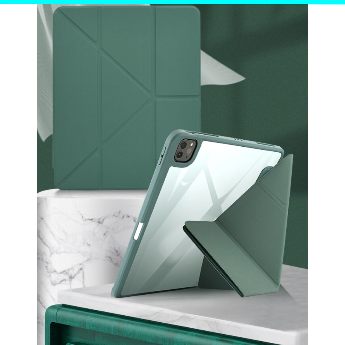 Husa pentru iPad 10 (2022), 10.9 inch, Carcasa protectie pentru tableta, Husa de Comprimat, Carcasa Tablet PC, Husa de protectie pentru tableta PC, Rezistent la socuri, disipare a caldurii, aspiratie magnetica, anti-uzura, anti-cadere, Gri