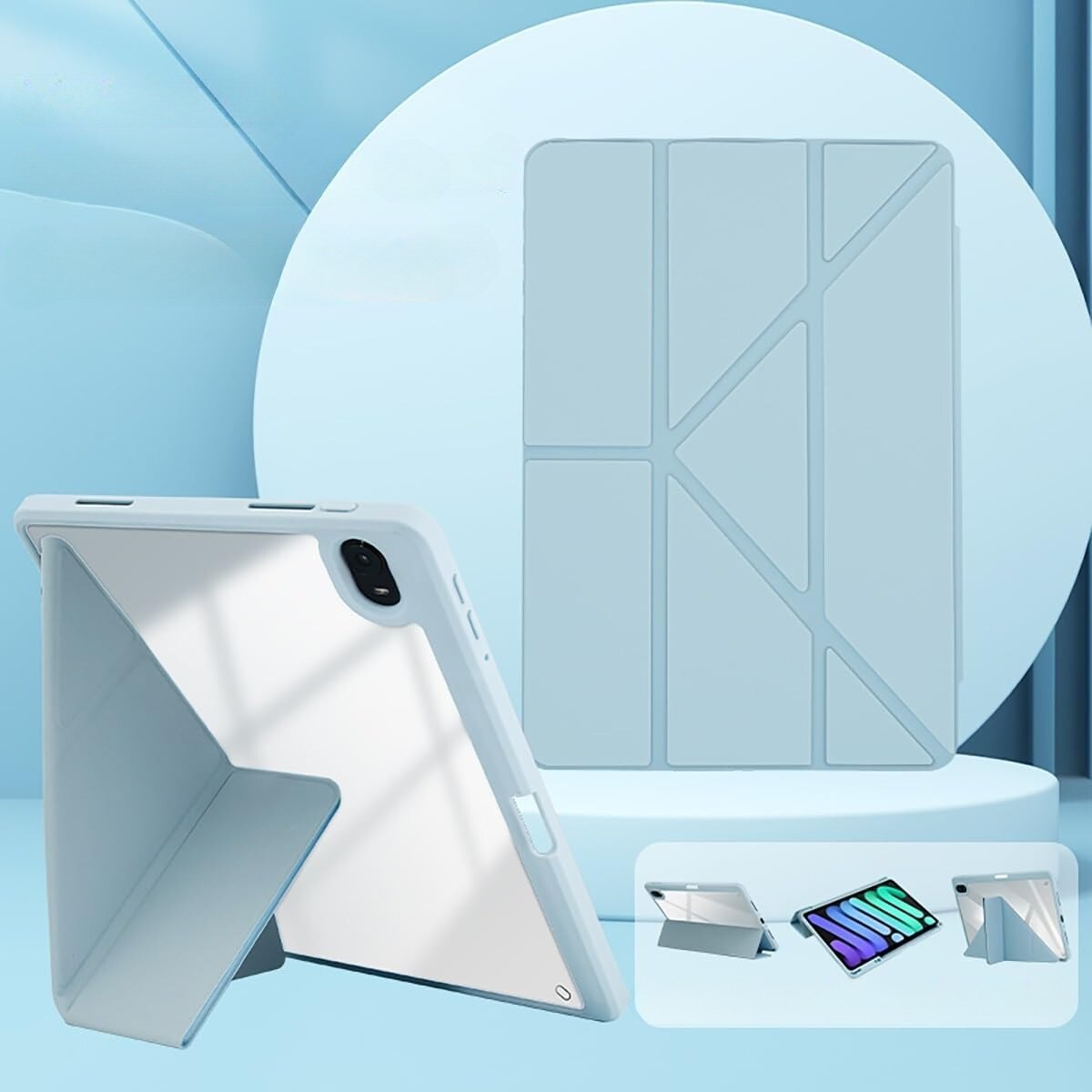 Husa pentru iPad 10 (2022), 10.9 inch, Carcasa protectie pentru tableta, Husa de Comprimat, Carcasa Tablet PC, Husa de protectie pentru tableta PC, Rezistent la socuri, disipare a caldurii, aspiratie magnetica, anti-uzura, anti-cadere, Gri