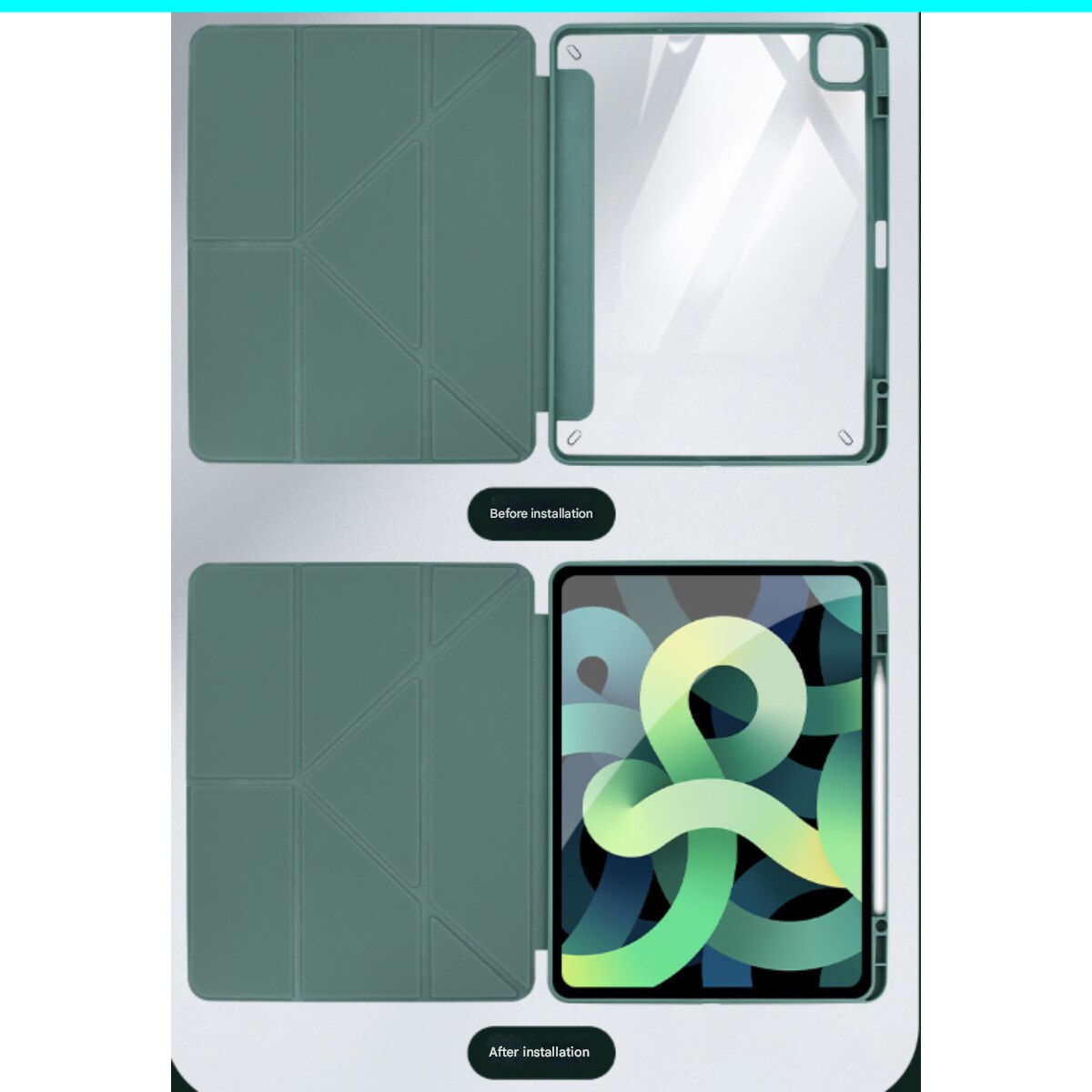 Husa pentru iPad 10 (2022), 10.9 inch, Carcasa protectie pentru tableta, Husa de Comprimat, Carcasa Tablet PC, Husa de protectie pentru tableta PC, Rezistent la socuri, disipare a caldurii, aspiratie magnetica, anti-uzura, anti-cadere, Gri