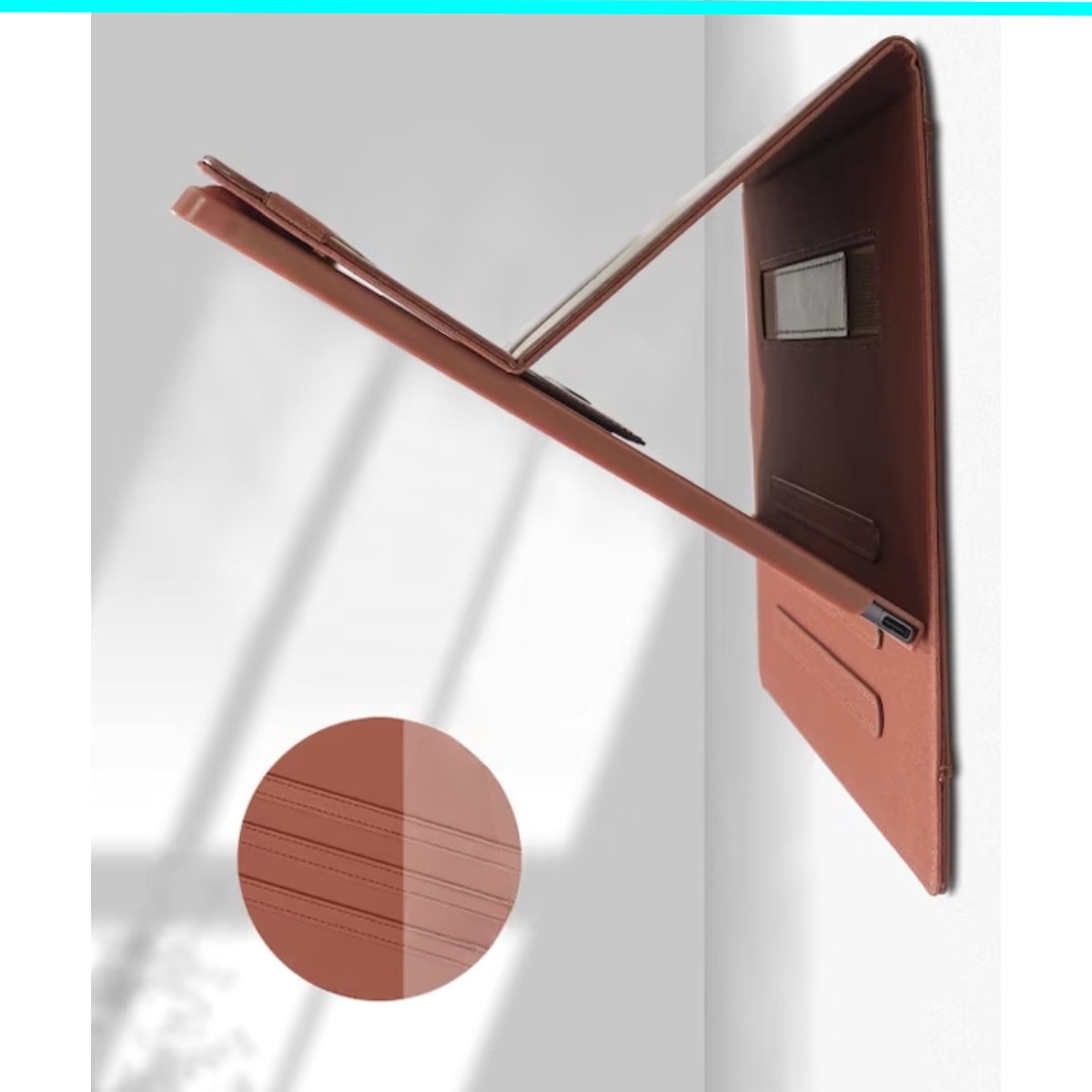 Husa compatibila pentru reMarkable 2 2020 10.3 inch, inchidere magnetica, permite rotatie completa 360°, coperta waterproof, Material PU, rezistent la zgarieturi, clip creion incorporat, complet infasurat, maro, 10.3 inch