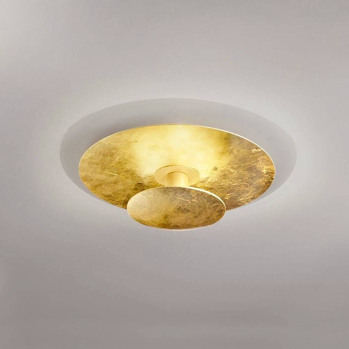 LED mennyezeti lámpa VULKA, aranylemez acél 45W/4050lm/3000 ORION