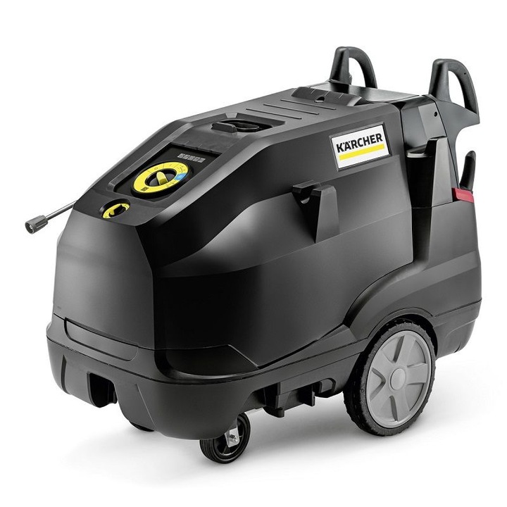 Aparat de spalat cu presiune cu incalzire Karcher HDS 11/18-4 S Anniversary Edition, Putere 7 kW, Sursa de alimentare 400 V, 3 Ph, 50 Hz, Presiune 30-180 bar, Debit 500-1100 l/h, 80 °C, Rezervor de combustibil 25 l