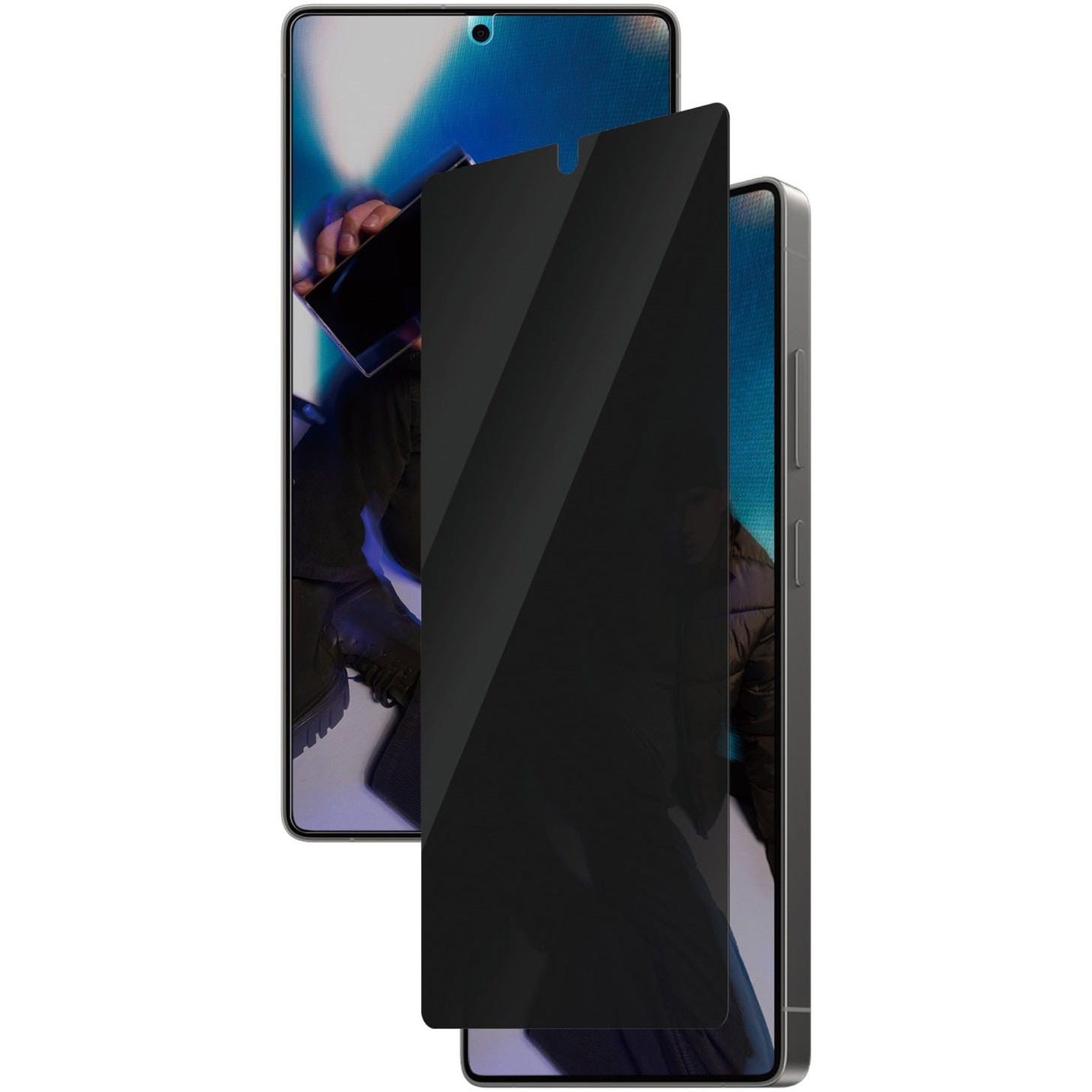 Folie de protectie sticla Privacy PanzerGlass Safe UWF cu aplicator pentru Samsung Galaxy S25 Ultra