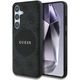 Husa de protectie Guess 4G PU MagSafe Circle pentru Samsung Galaxy S25 Plus, Negru