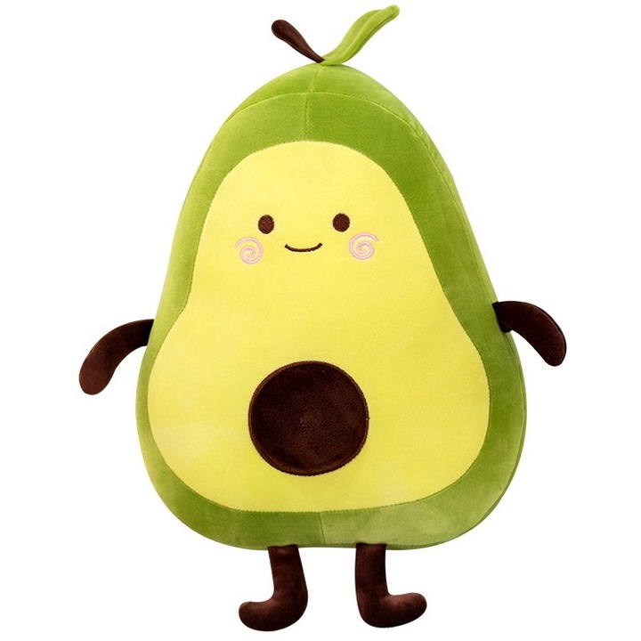 Jucarie de plus, model Avocado, 23 x 20 cm, Verde