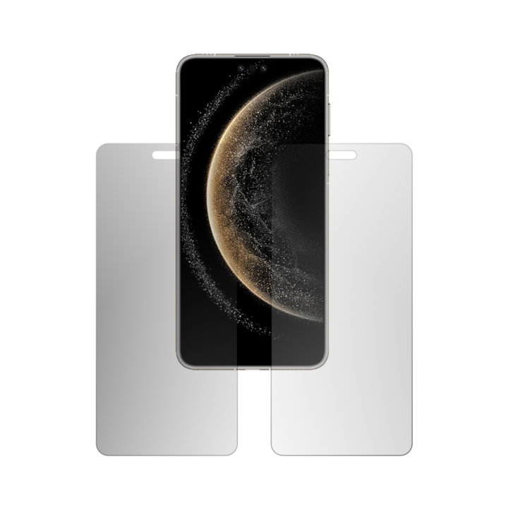 2X Folie24 képernyővédő fólia készlet, Huawei Mate 70 Pro+ Plus készülékhez, 1X Ultra-Clear + 1X matt, teljes kijelzőfedés, ragasztó, rugalmas, önregenerálódással
