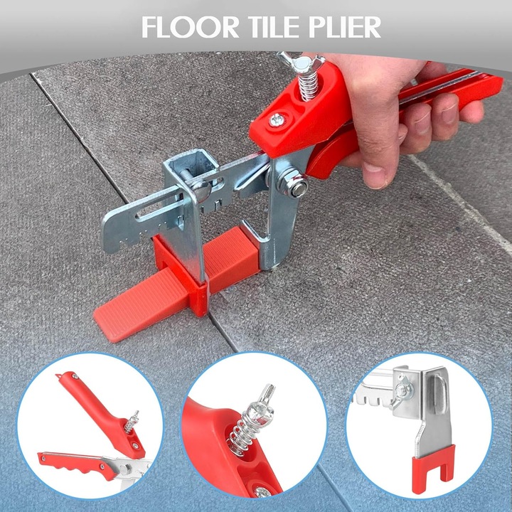 Set 500 clipsuri rost 2.0 mm, pentru pene cu o latime de 22-23 mm si placi ceramice cu grosime intre 3 si 12 mm