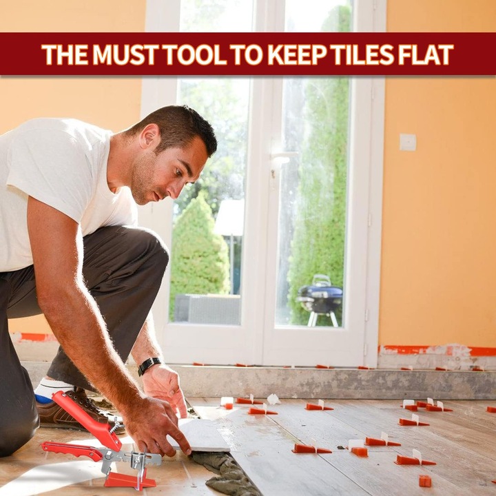 Set 500 clipsuri rost 2.0 mm, pentru pene cu o latime de 22-23 mm si placi ceramice cu grosime intre 3 si 12 mm