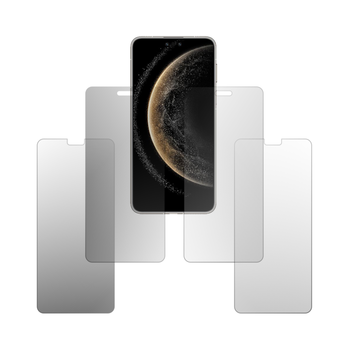 4 db Folie24 képernyővédő fólia, Huawei Mate 70 Pro készülékhez, 2X Ultra-Clear + 2X matt, teljes kijelzős lefedettség és tokbarát, tapadó, rugalmas, önregenerálódással