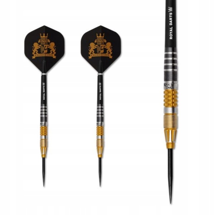 Royal Darts Masterpiece tűkészlet, 95% volfrám, 23g, 3 darab, többszínű, 50x5,8-7,2 mm