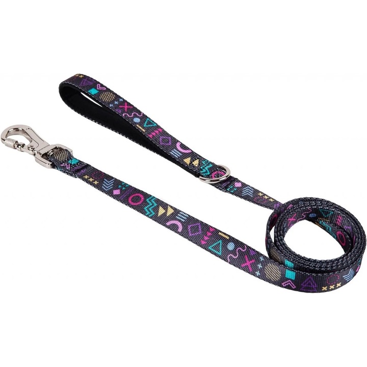 Повод за кучета с 360° предпазител ASTORPET, полиестер/метал, многоцветен, 1,5 м, размер M