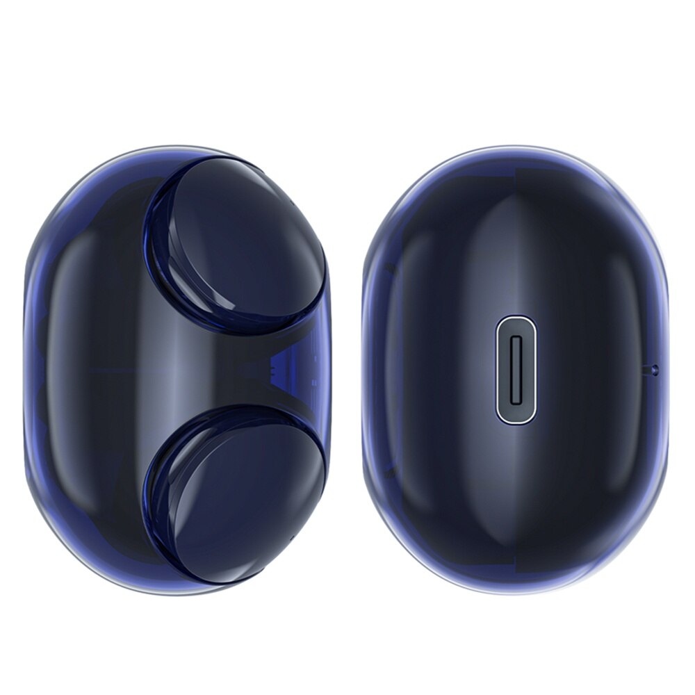 Casti type-c, bluetooth 5.3, ipx4, enc, led display digital - acefast - sapphire blue