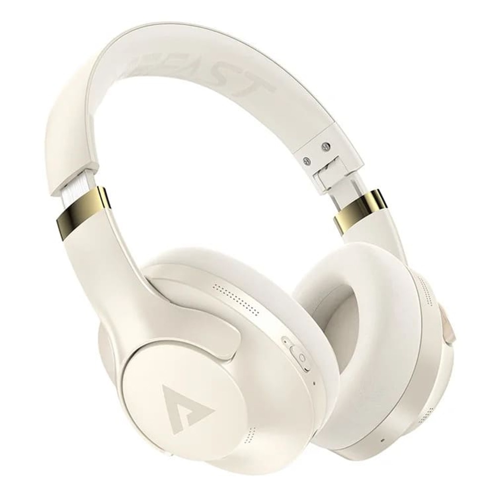 Casti bluetooth 5.3, wireless, ipx4, hi-fi sound, active noise reduction - acefast - beige