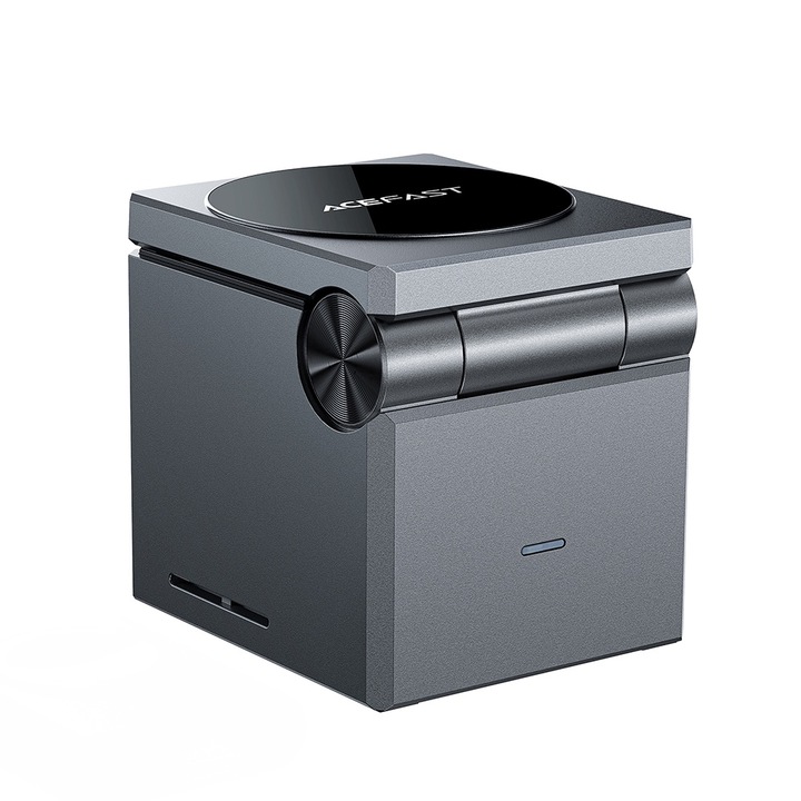 Statie de Incarcare 3in1 pentru Telefon, TWS Headset and Apple Watch, 23W - Acefast (E18) - Metal Gray