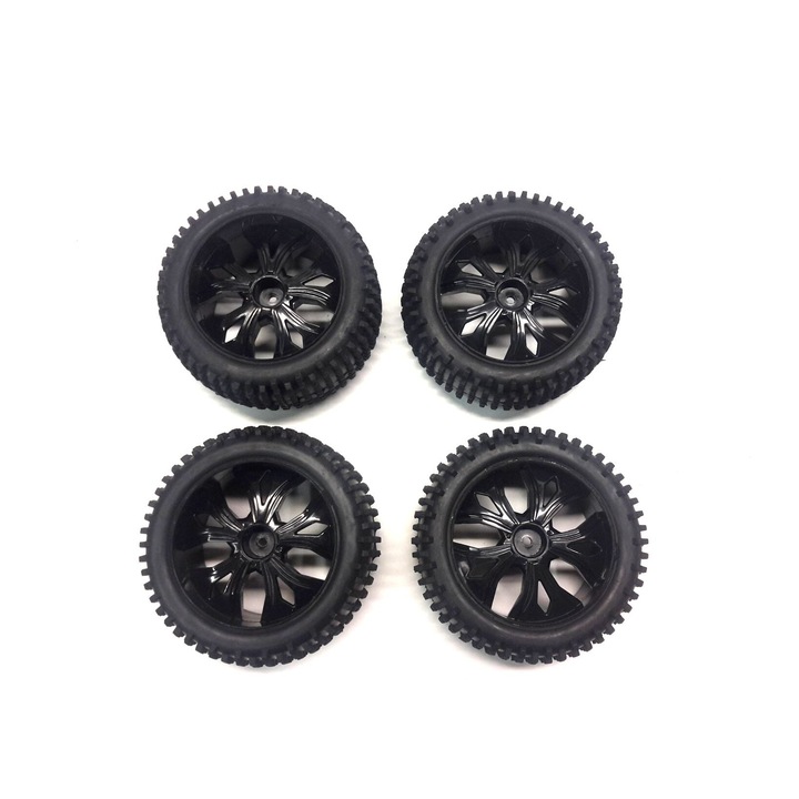 Set roti negre, Df Models, set 4 bucati