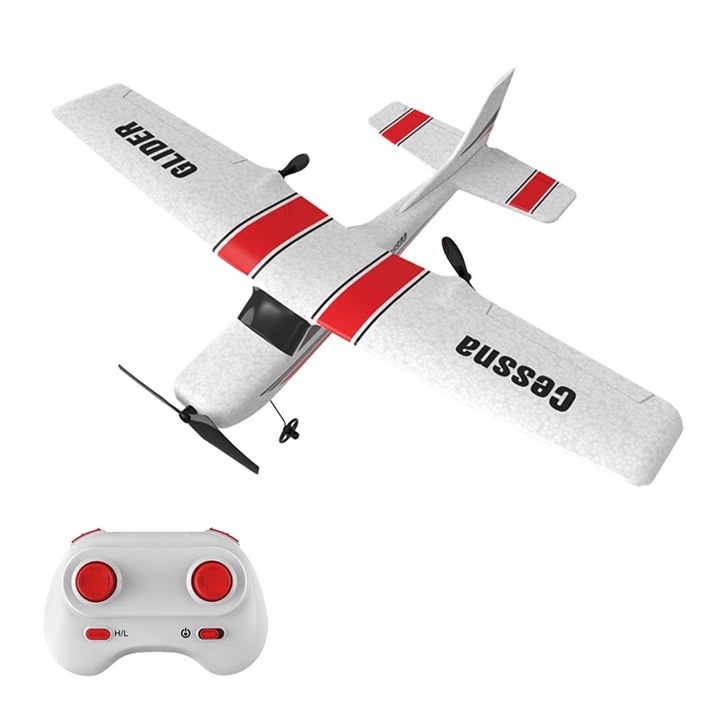 Avion RC Cessna Glider Z50, 2.4 GHz, material EPP, 348x275x66mm, RTF