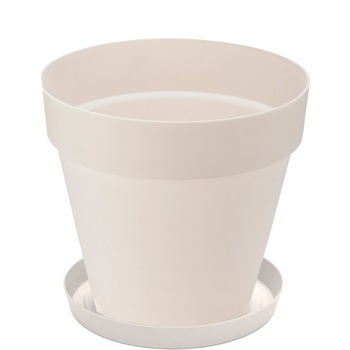 Ghiveci SERINOVA pentru flori YALI 28x26cm 10L culoare alba Ghiveci SERINOVA pentru flori YALI 28x26cm 10L culoare alba