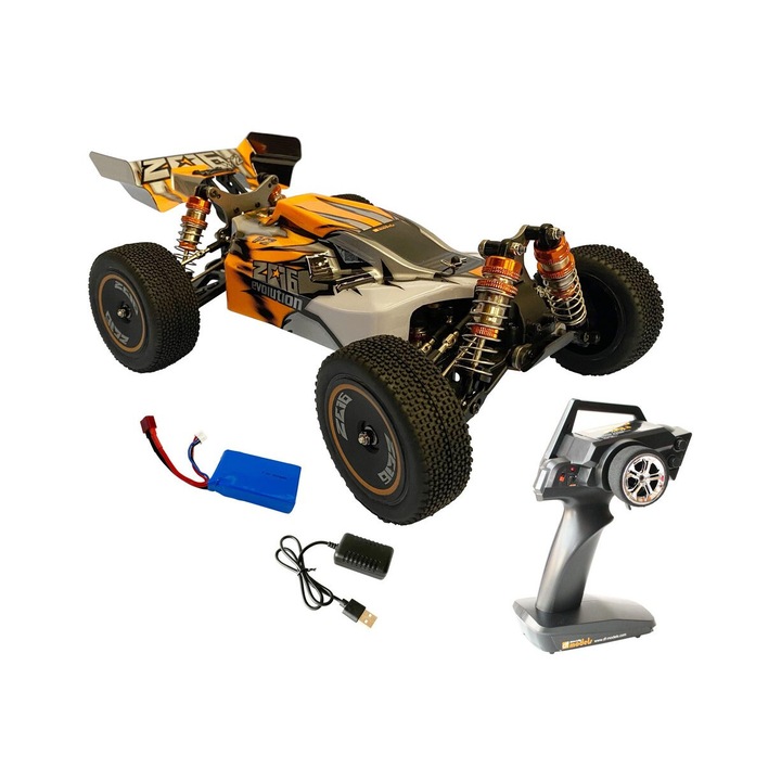 RC Buggy Z06 Evolution 4WD 1:14, 60 км/ч, 2,4 GHz дистанционно управление, алуминиево шаси, колела Ultra-Grip