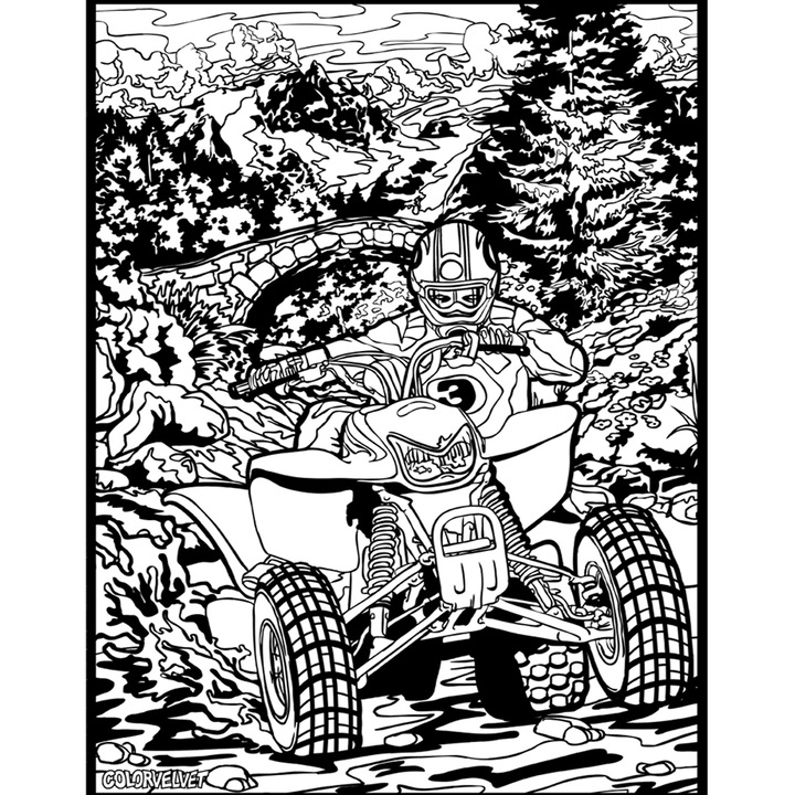 Plansa de catifea pentru desenat/pictat, Colorvelvet, Quad, 47x35 cm