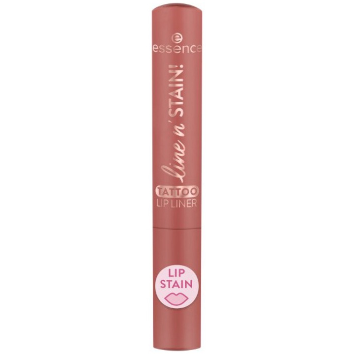 Молив за контур на устни Essence Tatoo Lip Liner Line n' STAIN!, 02 - Must Have Brown, 2,5 мл