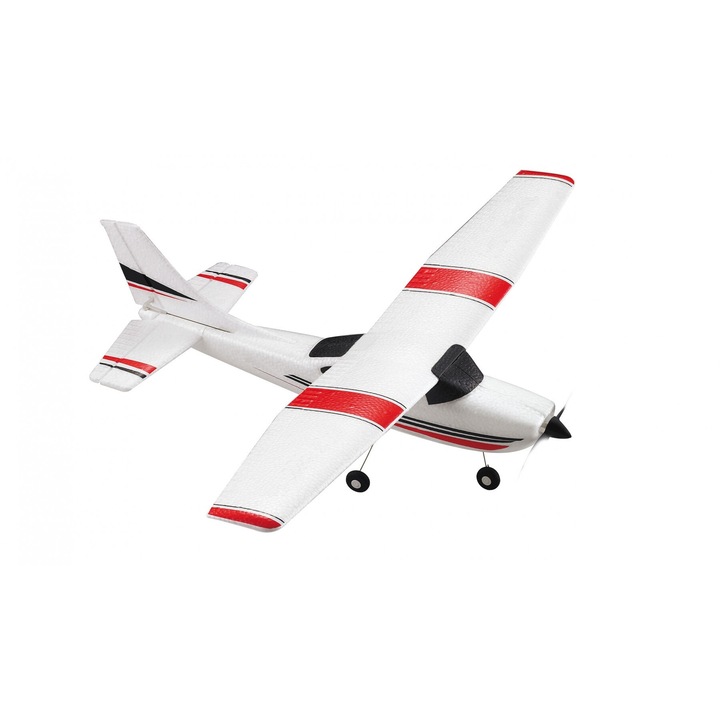 Avion RC Wl Toys CESSNA 182 SKYLANE, set complet RTF, 500mm, 3 motoare, 58g