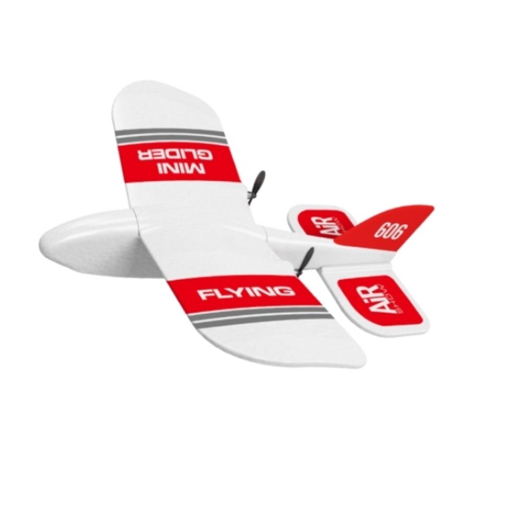 Avion de jucarie RC Nano, KFPLAN, 2,4 GHz, material EPP, 180x190mm, set RTF