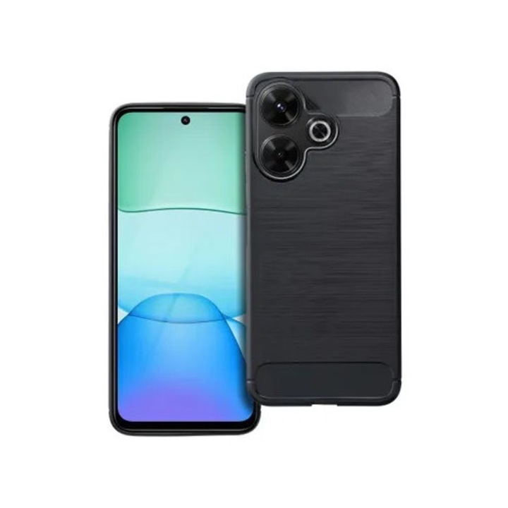 Husa pentru Xiaomi Redmi 13 4G / 5G tpu carbon negru
