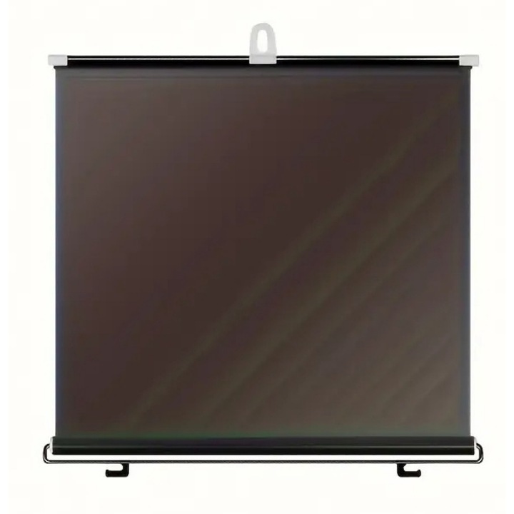 idealStore Прибиращ се сенник, приставка с вендуза, размер 72x130 cm, подходящ за предно или задно стъкло, първокласно качество, супер тъмен черен цвят