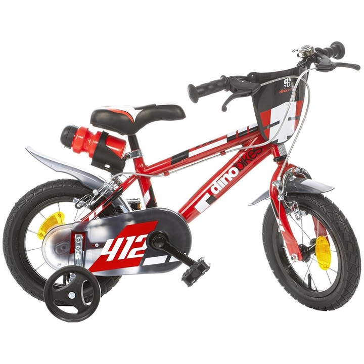 Детски велосипед Dino Bikes 12" 412, червен