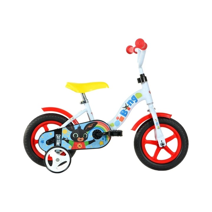 Детски велосипед Dino Bikes 10" Bing бял