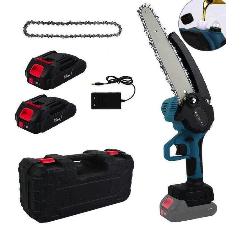 Drujba cu acumulator, EF-38V, 2 baterii 38 V Li-ion, lungime sina 160mm