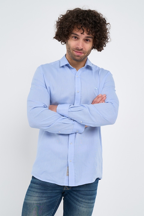 Timeout, Camasa uni cu maneci lungi, Albastru pastel