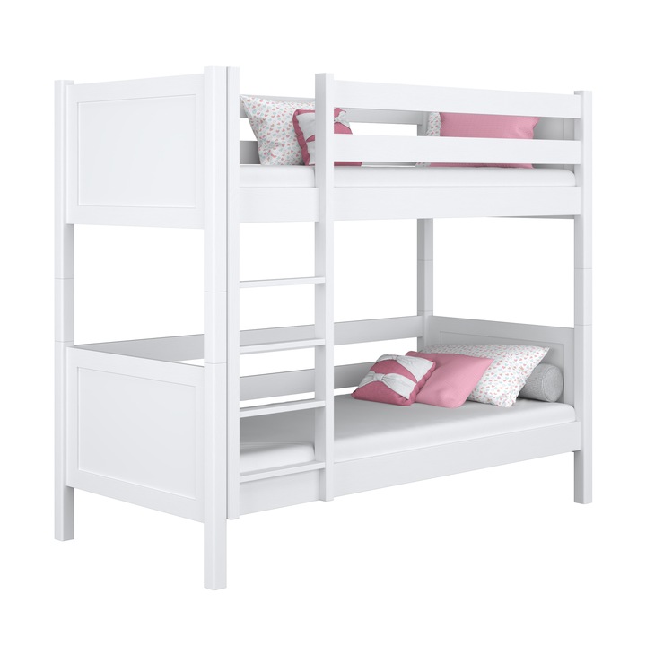 N-Wood Дървено легло N02, 80x180см, 200кг, без дунапрен, с подматрачна опора