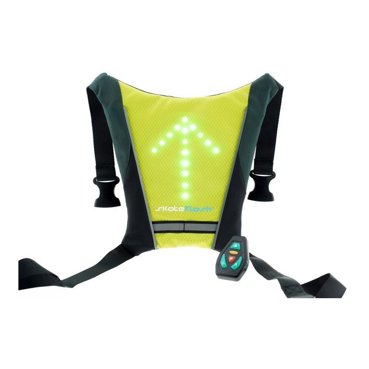 Светлоотразителна жилетка SkateFlash LED, 8436567336665, многоцветна, унисекс