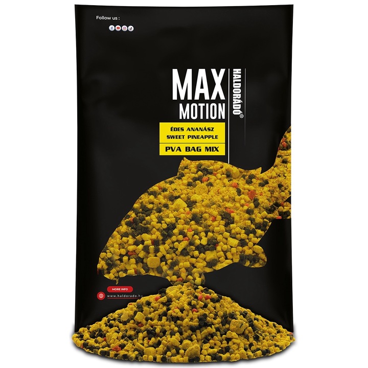 Nada, Haldorado, Max Motion PVA Bag Mix 600g, Ananas Dulce