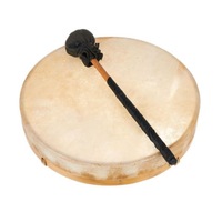 Toba samanica din piele de capra pre-intinsa, reglabila, ciocanel inclus, diametru 30 cm