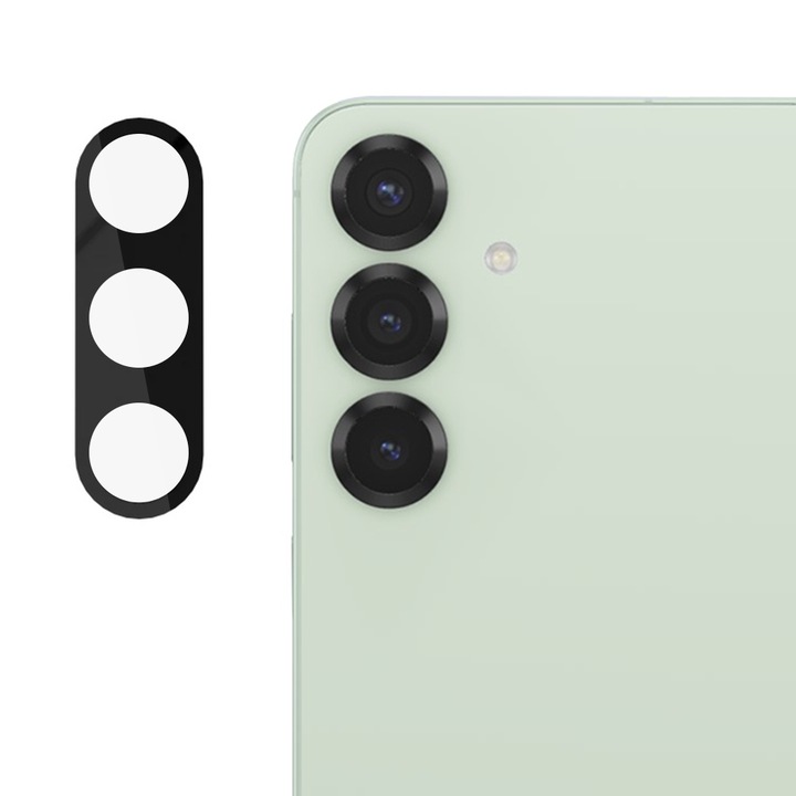 Протектор за камера за Samsung Galaxy S25 Plus черен