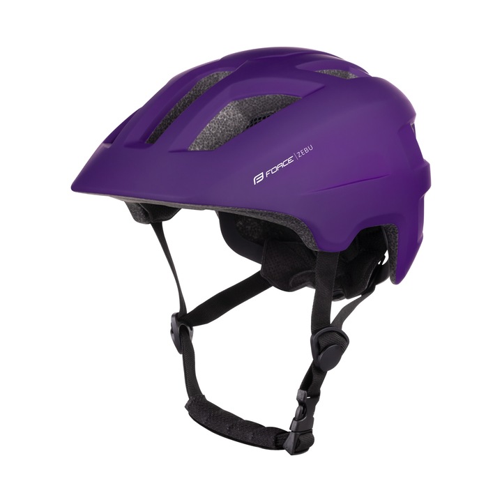 Force Zebu gyereksisak integrált hátsó lámpával, lila, L-XL (57-61 cm)