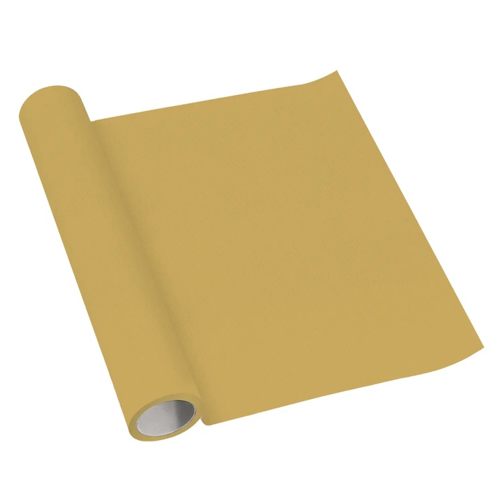 Fata de masa de hartie auriu de unica folonista 40 cm x 5 m