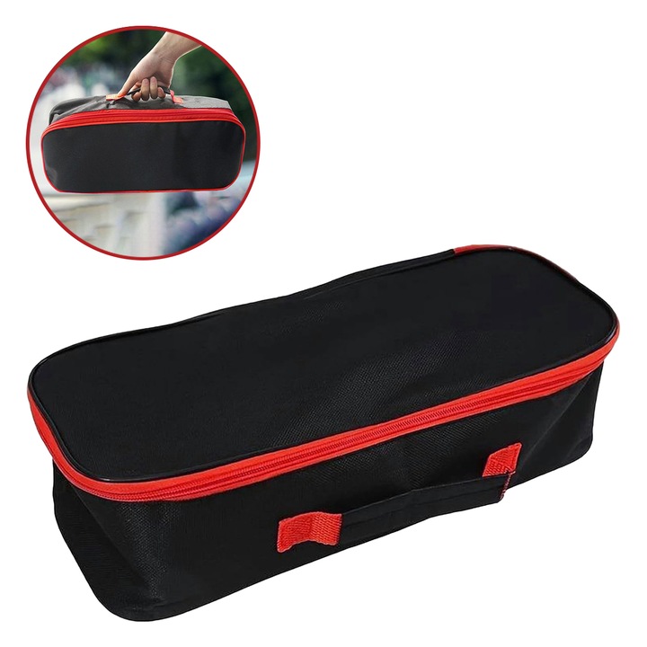 Geanta depozitare kit de siguranta auto si scule, Roll Fast, cu fermoar si manere