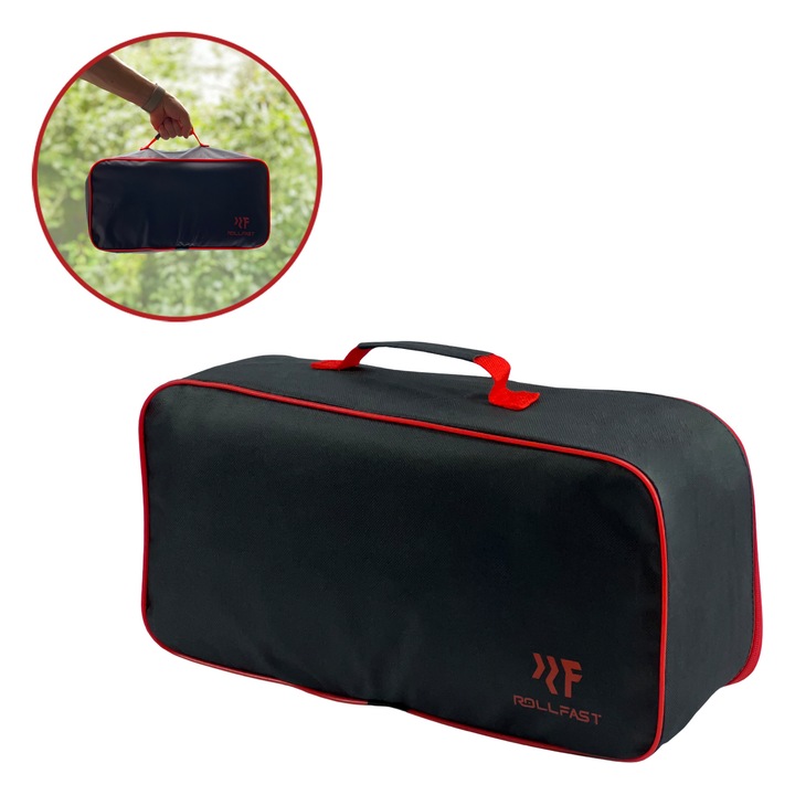 Geanta depozitare auto, organizator kit de siguranta, scule, accesorii, trusa medicala, 41 x 13 x 21 cm, Roll Fast, material oxford
