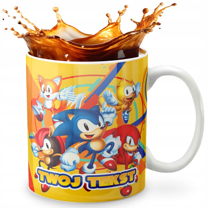 Керамична чаша World Case 330мл, персонализиран дизайн, възможност за добавяне на име, многоцветна