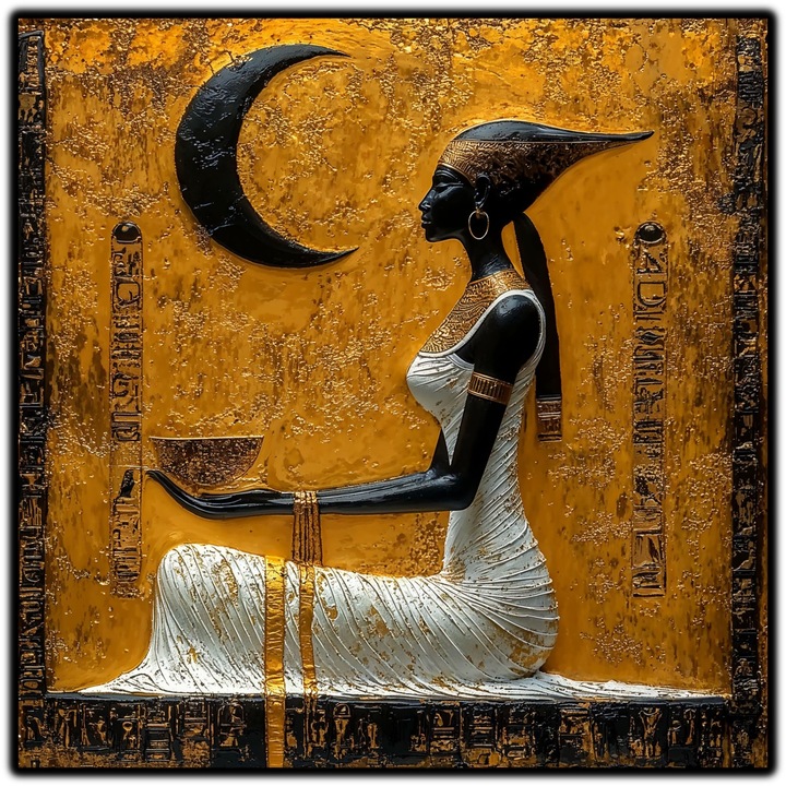 Tablou pe Sticla Securizata - 60x60 cm - pt Living sau Dormitor - Whisper of the Nile - 31 - by Art-Zen