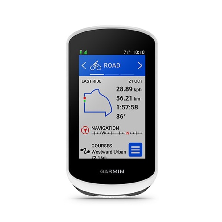 Велокомпютър Garmin Edge Explore 2, GPS, безжичен, 16 часа живот на батерията, 3" сензорен екран, черно/бяло
