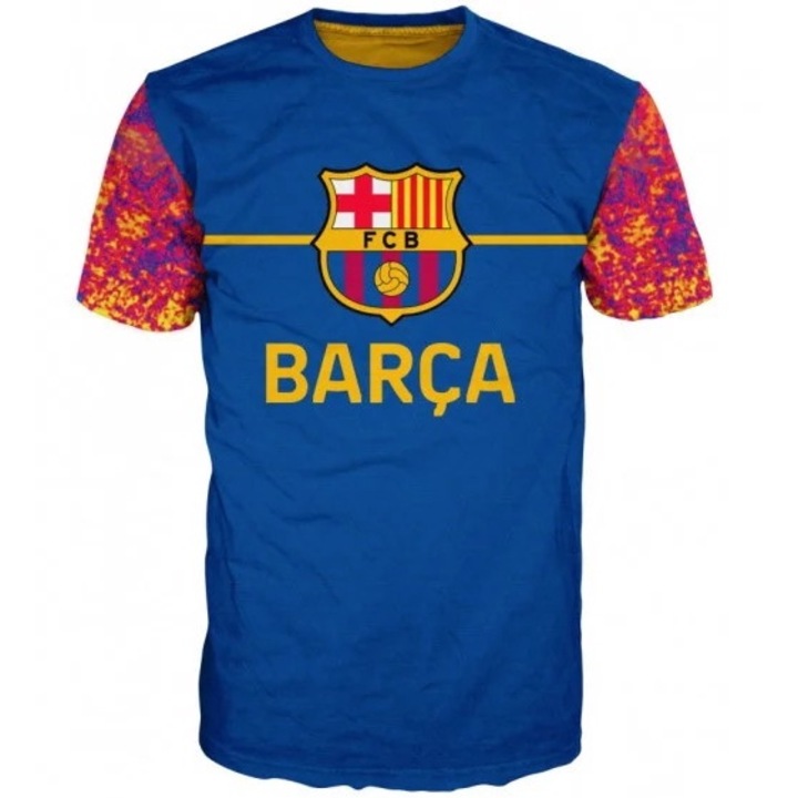 Тениска FC Barcelona, Син, Многоцветен