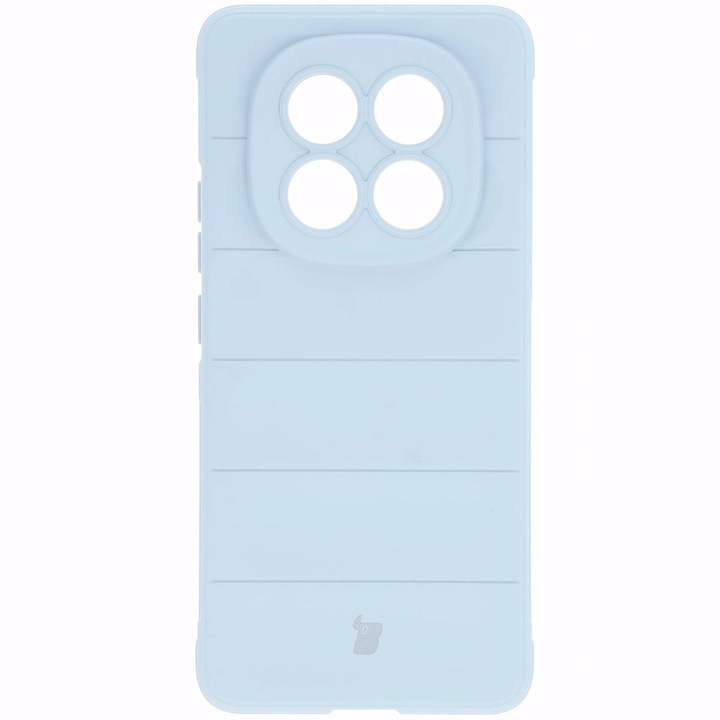 Husa telefon pentru Xiaomi Redmi Note 14 Pro Plus 5G, Bizon, TPU, Albastru deschis