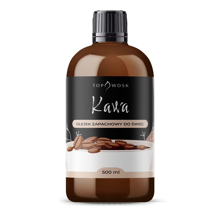 Ulei parfumat pentru lumanari, TopWosk, Aroma cafea, 500ml