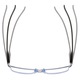 Ochelari de vedere unisex ST313, +4, cu filtru de lumina albastra, negru, set cu etui si stergator