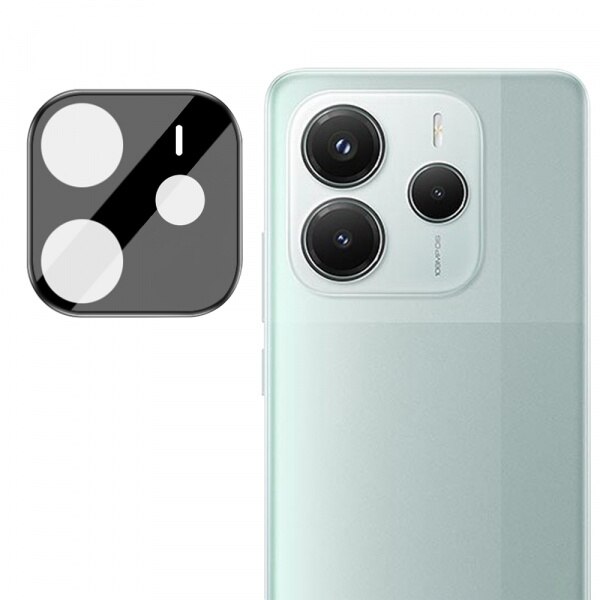 Folie Camera pentru Xiaomi Redmi Note 14 5G - Techsuit Full Camera Glass - Black